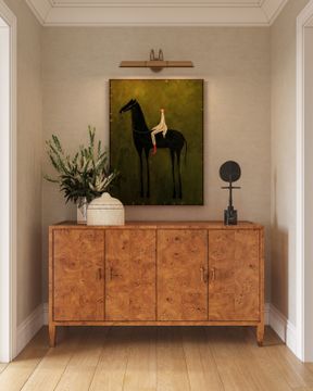Evie Burl Credenza by Currey and Company - view 9