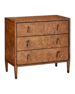 Evie Burl Chest by Currey and Company