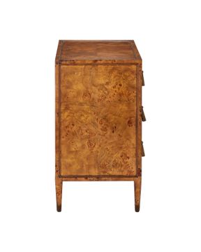 Evie Burl Chest by Currey and Company - view 4