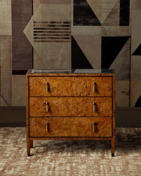 Evie Burl Chest by Currey and Company - view 8