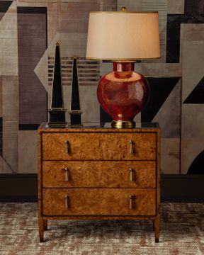 Evie Burl Chest by Currey and Company - view 9