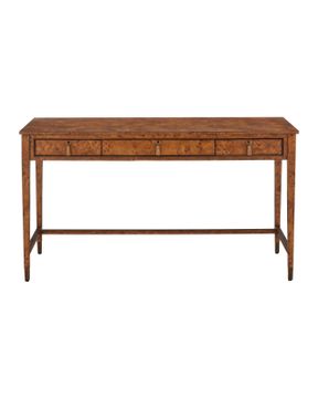 Evie Burl Writing Desk by Currey and Company - view 3