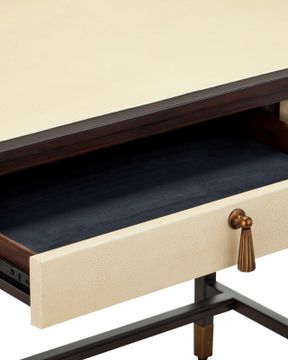 Evie Shagreen Writing Desk by Currey and Company - view 6