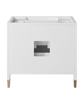 Verona 36" White Vanity with Rectangular Undermount Sink by Currey and Company - view 7