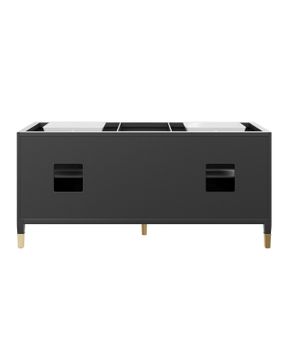 Verona 72" Black Vanity with Rectangular Undermount Sink by Currey and Company - view 7