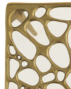 Honeycomb Drinks Table by Currey and Company - view 2