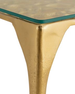 Honeycomb Drinks Table by Currey and Company - view 3