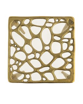 Honeycomb Drinks Table by Currey and Company - view 4