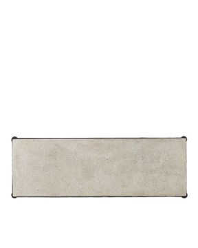 Agora Natural Console Table by Currey and Company - view 5