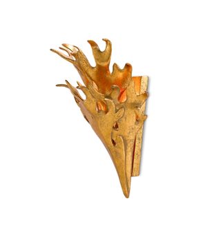 Formby Gold Wall Sconce by Currey and Company - view 3