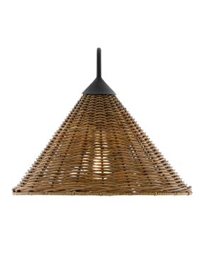 Basket Black Swing-Arm Wall Sconce by Currey and Company - view 3