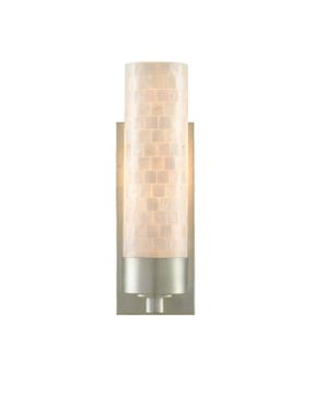 Abadan Silver Wall Sconce by Currey and Company - view 3