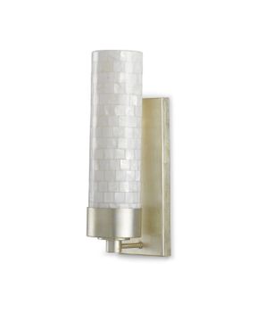 Abadan Silver Wall Sconce by Currey and Company - view 4