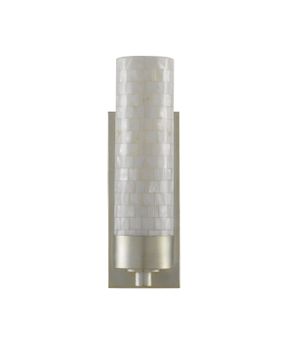 Abadan Silver Wall Sconce by Currey and Company - view 5