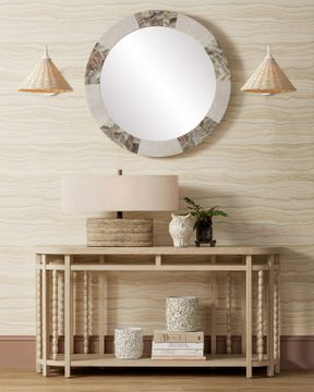 Basket White Swing-Arm Wall Sconce by Currey and Company - view 5
