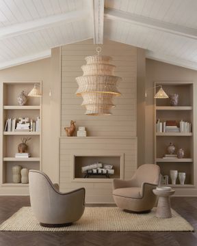 Basket White Swing-Arm Wall Sconce by Currey and Company - view 6