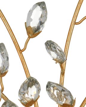 Forget-Me-Not Gold Wall Sconce by Currey and Company - view 3