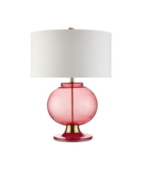 Jocasta Red Table Lamp by Currey and Company - view 3
