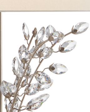 Forget-Me-Not Silver Table Lamp by Currey and Company - view 2