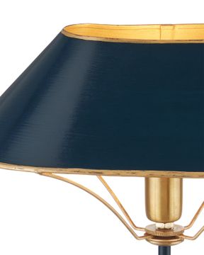Daphne Navy Table Lamp by Currey and Company - view 2