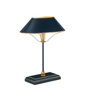 Daphne Navy Table Lamp by Currey and Company - view 4