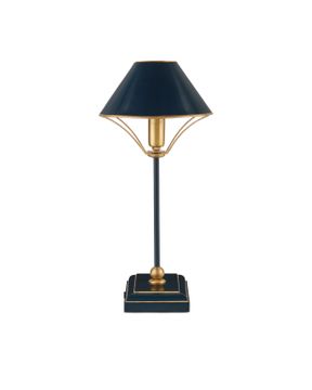 Daphne Navy Table Lamp by Currey and Company - view 6
