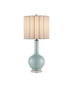 Celadon Crackle Table Lamp by Currey and Company