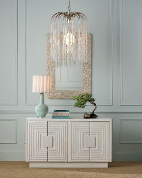 Celadon Crackle Table Lamp by Currey and Company - view 8