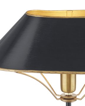 Daphne Black Table Lamp by Currey and Company - view 2