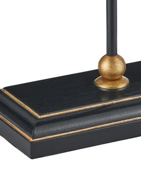 Daphne Black Table Lamp by Currey and Company - view 3