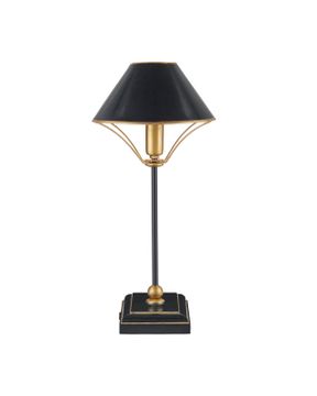 Daphne Black Table Lamp by Currey and Company - view 4