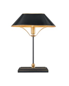 Daphne Black Table Lamp by Currey and Company - view 5