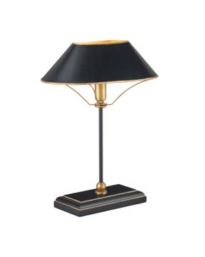 Daphne Black Table Lamp by Currey and Company - view 6