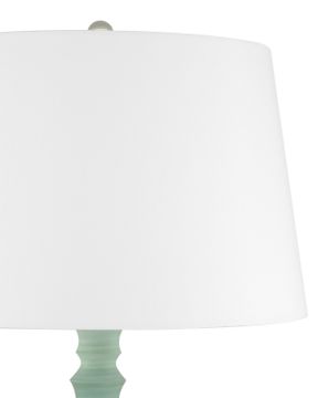 Happy 80's Brown & Pale Blue Table Lamp by Currey and Company - view 4