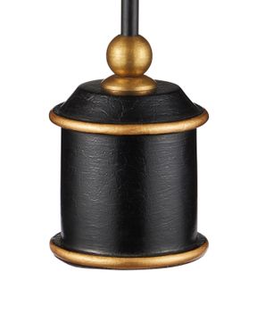 Daphne Black Cordless Table Lamp by Currey and Company - view 2