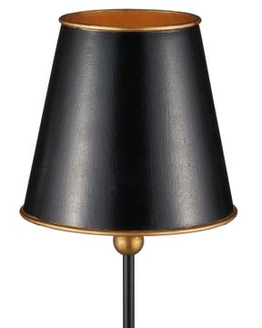 Daphne Black Cordless Table Lamp by Currey and Company - view 5