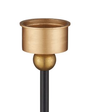 Daphne Black Cordless Table Lamp by Currey and Company - view 7