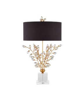 Forget-Me-Not Gold Table Lamp by Currey and Company - view 4