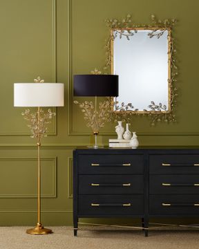 Forget-Me-Not Gold Table Lamp by Currey and Company - view 5