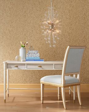 Ines Ivory Chair, Prim & Proper Mist by Currey and Company - view 9