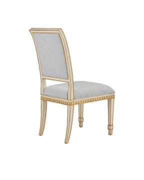 Ines Ivory Chair, Mixology Moonstone by Currey and Company - view 6