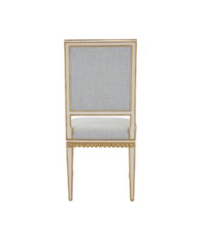 Ines Ivory Chair, Mixology Moonstone by Currey and Company - view 7