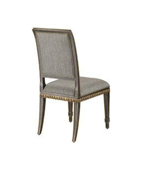 Ines Black Chair, Appeal Peppercorn by Currey and Company - view 5