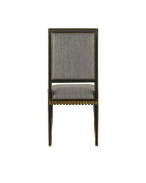Ines Black Chair, Appeal Peppercorn by Currey and Company - view 6