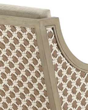 Bramford Light Wheat Armchair, Finn Natural by Currey and Company - view 2