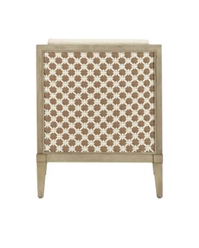 Bramford Light Wheat Armchair, Finn Natural by Currey and Company - view 6