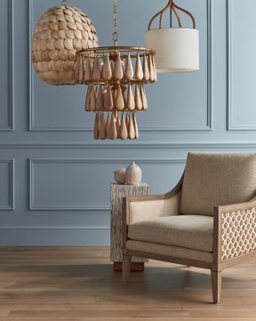 Bramford Light Wheat Armchair, Finn Natural by Currey and Company - view 8