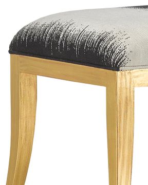 Garson Gold Ottoman, Otunga Kona by Currey and Company - view 2