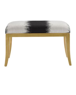 Garson Gold Ottoman, Otunga Kona by Currey and Company - view 3