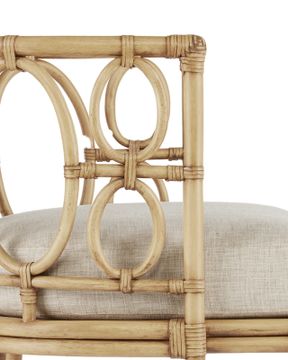 Tegal Natural Chair, Finn Natural by Currey and Company - view 2